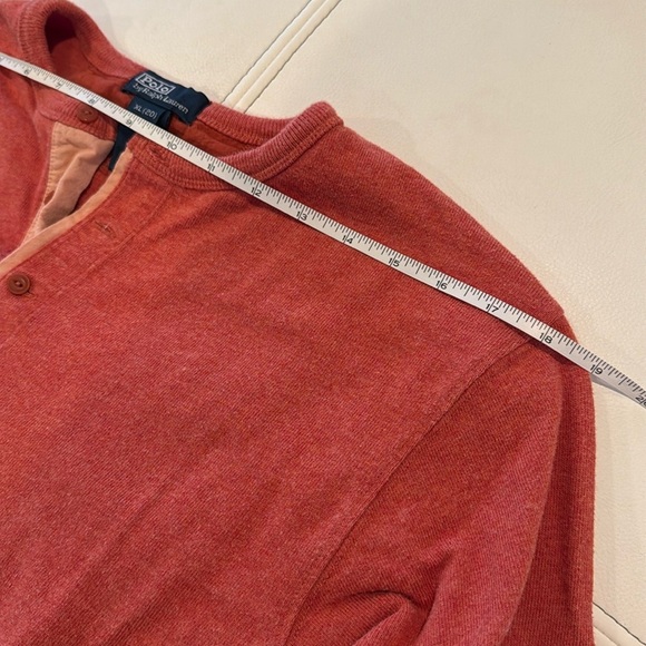 POLO RALPH LAUREN three-button Henley shirt, young men’s XL/20 - Picture 2 of 8